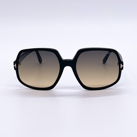 NEW TOM FORD DELPHINE-02 TF992 01B WOMEN SQUARE FRAME EYEWEAR TOM FORD FT0992/S main image 7